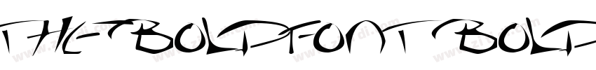 TheBoldFont Bold字体转换